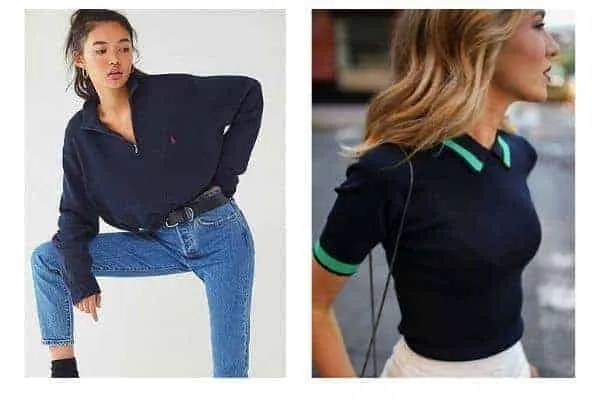 How to make a polo shirt look more feminine