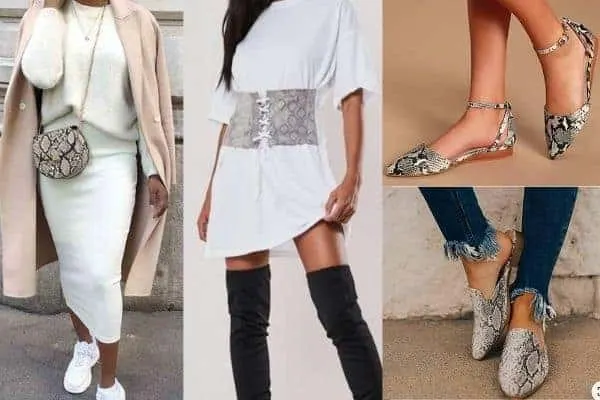 what colors go with snakeskin