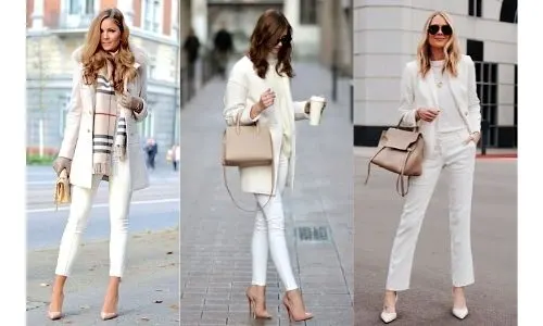 What to wear with beige heels