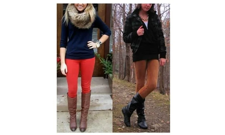 what to wear with corduroy leggings