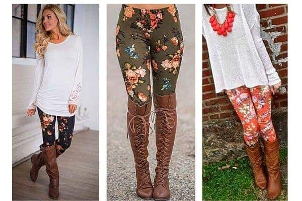 What to wear with floral leggings