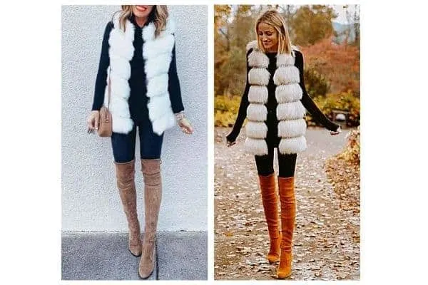 What to wear with a white vest