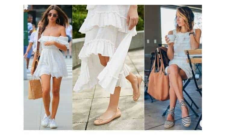 how to dress down a white dress