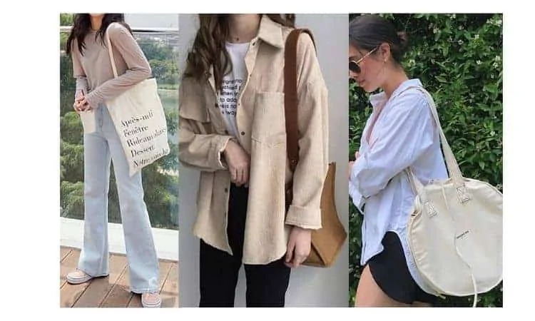 how to wear a tote bag