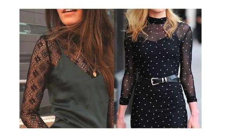 what to wear with camisole / cami top in winter