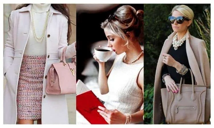 how to wear pearls without looking old-fashioned and old