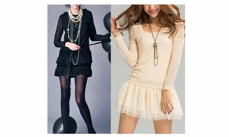 WHAT TO WEAR WITH A DROP WAIST / low waist SKIRT