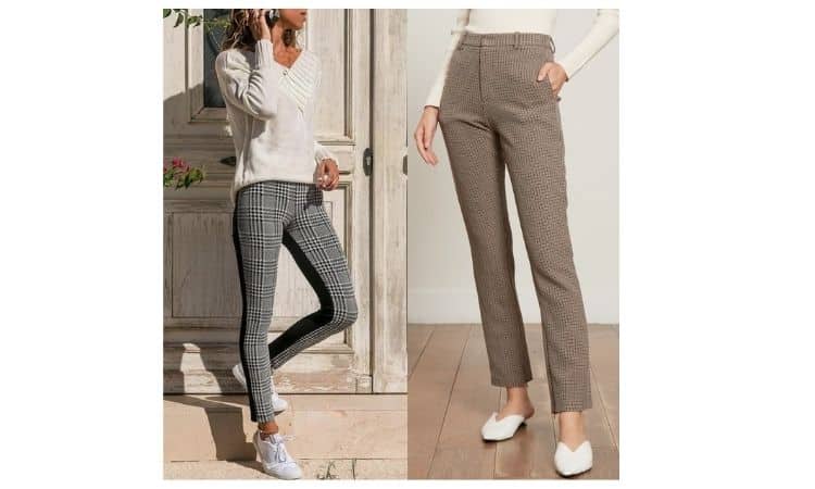 what to wear with houndstooth pants