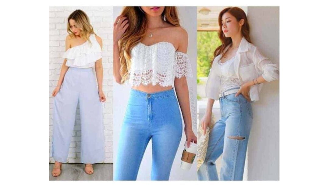 [ULTIMATE GUIDE FOR LADies] what to wear with light blue pants? - Lady