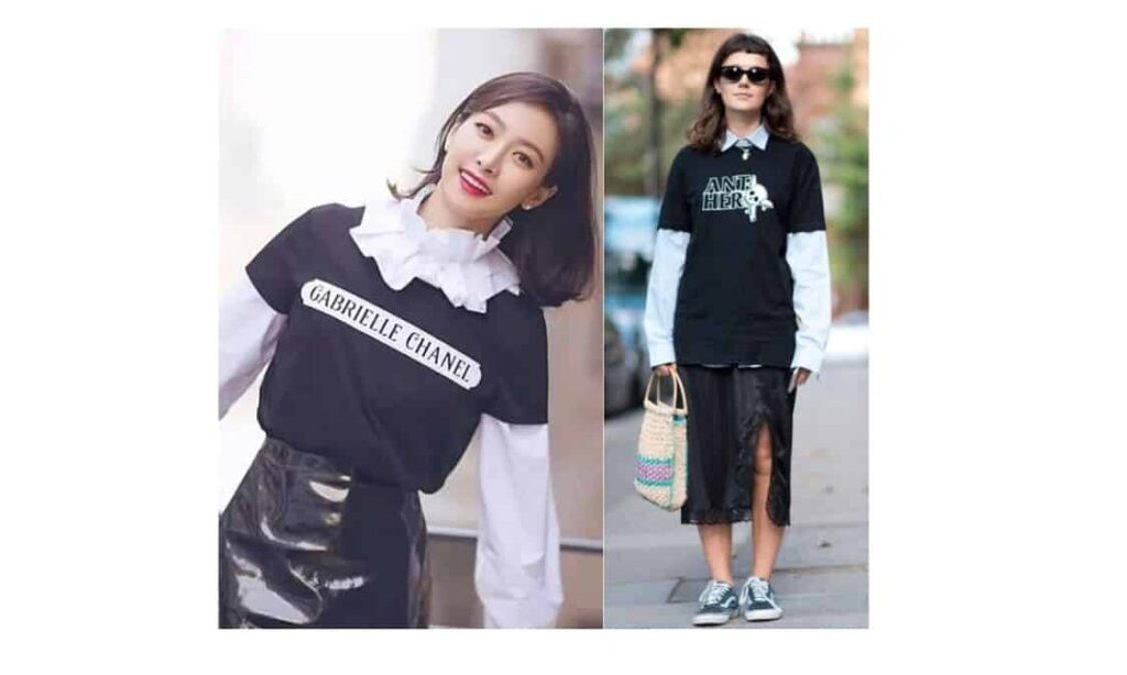 how to dress up a graphic tee