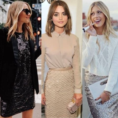 how to wear a sequin dress casually
