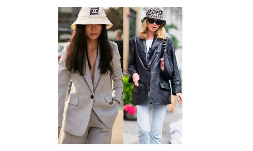 how to wear a bucket hat girl outfit fashion tips