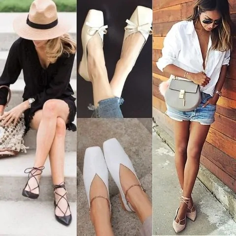 what to wear with ballet flats, ballet shoes, ballerina shoes