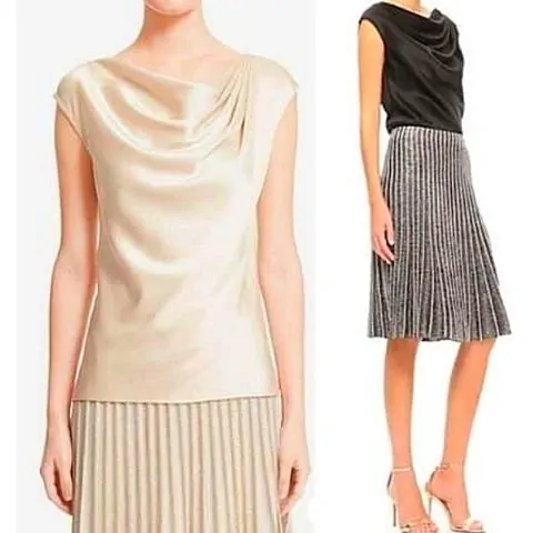 what to wear with cowl neck tops