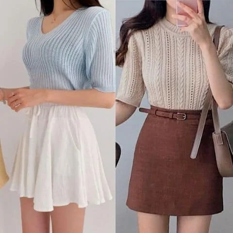 how to dress like a Korean girl , korean outfit ideas for female