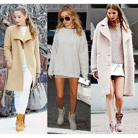 dress up timberland boots, timberland boots monochrome style