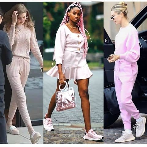 how to wear pink sneaker ladies