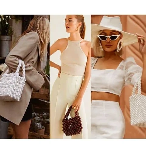 what to wear with a beaded bag