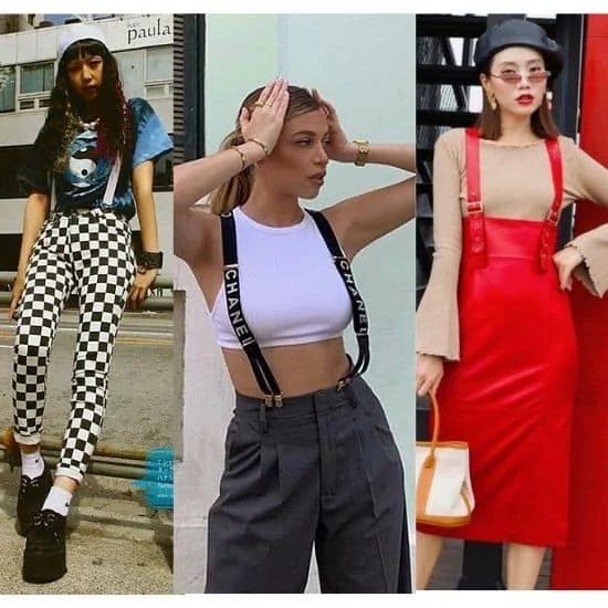 what to wear with suspenders girl, women outfits with suspenders