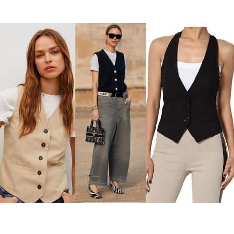 how to wear a waistcoat casually female, waistcoat outfit tips