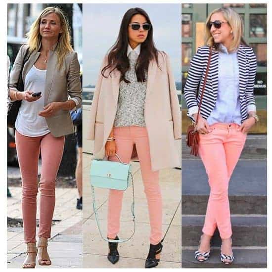 18 PINK JEANS OUTFIT IDEAS in 2022! what to wear with pink jeans