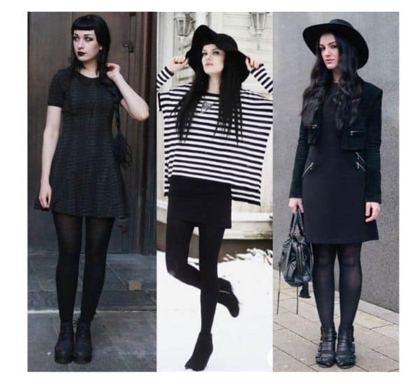 goth outfit ideas, strega fashion, all black witchy look
