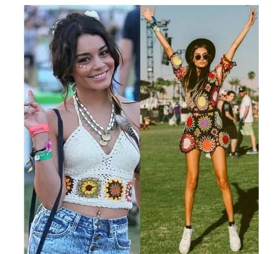 what to wear with coachella, music festival outfits ladies