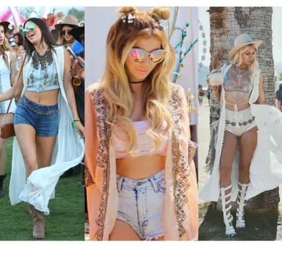 what to wear with coachella, music festival outfits ladies