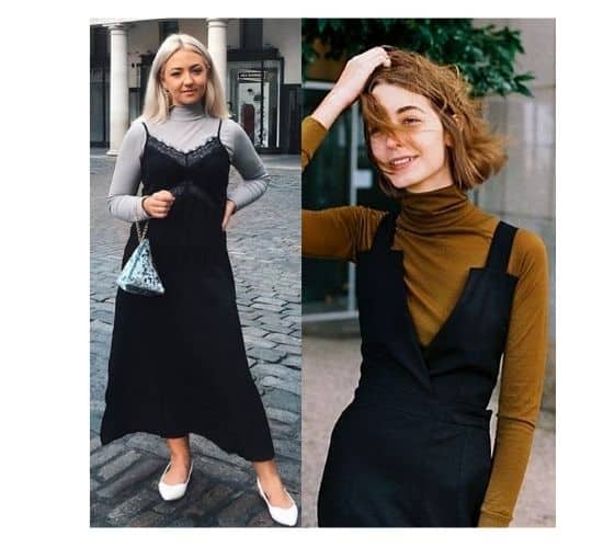 mock neck outfit ideas for ladies