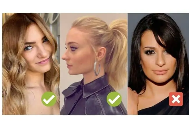 what to wear with big head