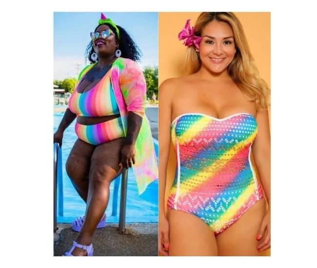 pride outfit ideas plus size, rainbow outfits for pride