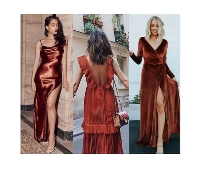 what to wear with rust and terracotta