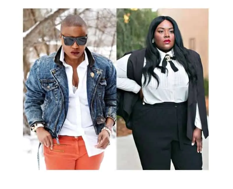 how to dress androgynous with curves