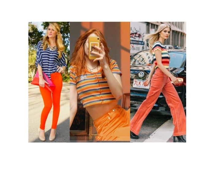 WHAT TO WEAR WITH ORANGE SHORTS & PANTS