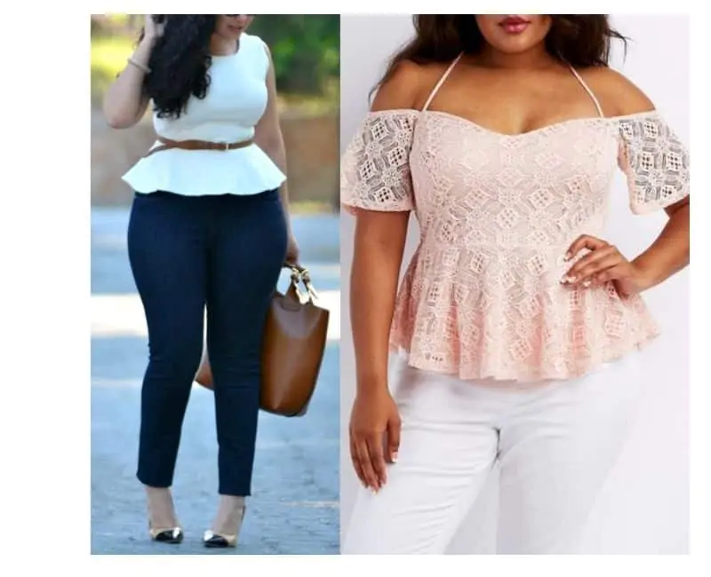 PLUS SIZE CROP TOP OUTFIT IDEAS