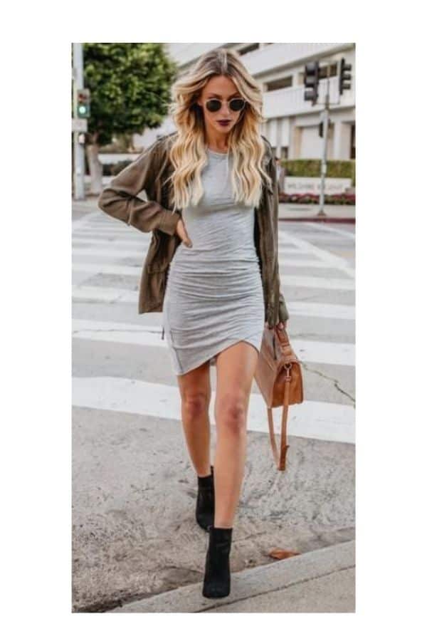 [2022 updated] Stunning 28 grey dress outfit ideas *with long leg tips