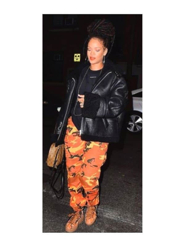 Orange camo outfit ideas for baddie style