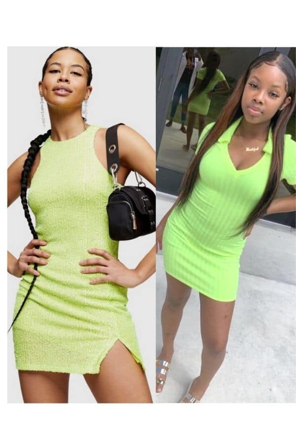  Lime green dress outfit