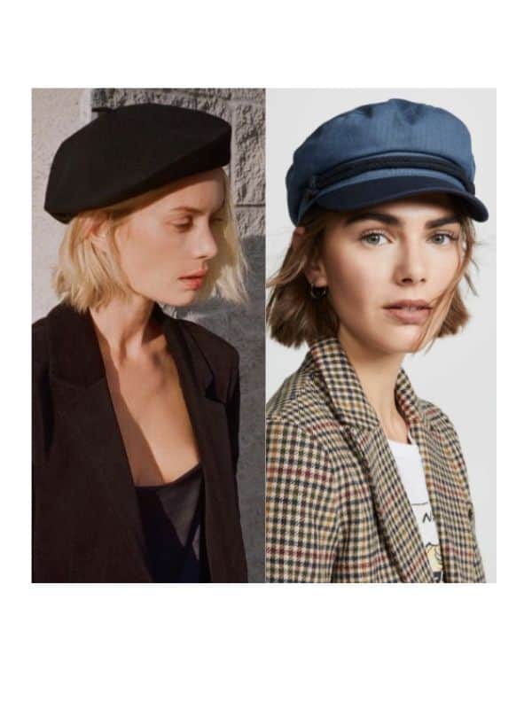 How to wear a baker boy hat with short hair