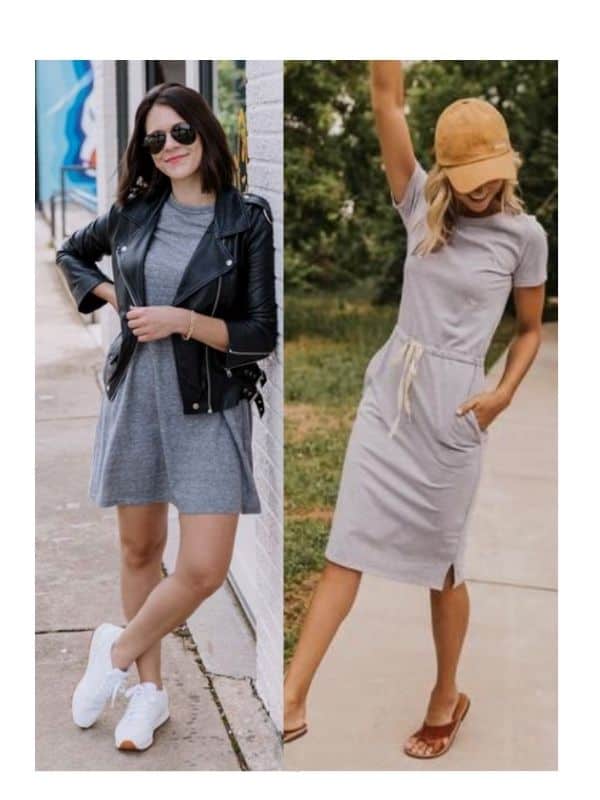  Grey T-shirt outfit ideas