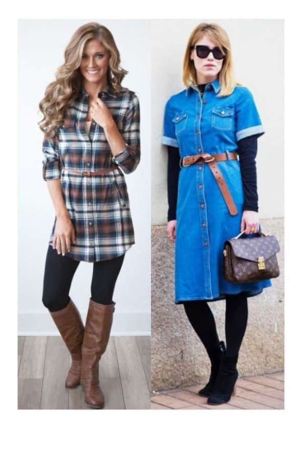 *2023*What to wear with shirt dress? 26 looks & slimming tips!