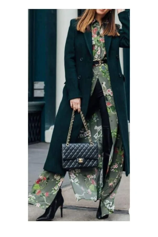 What coat to wear with shirt dress