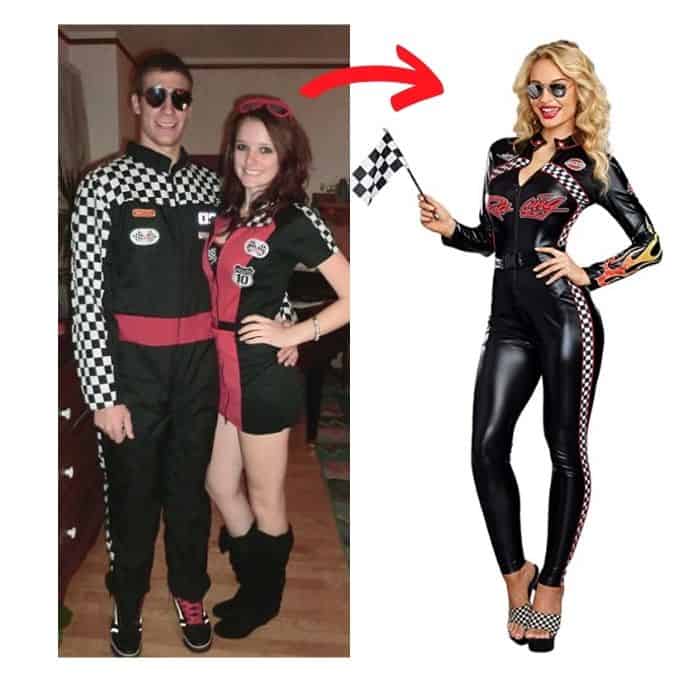 Car Racing Costume for Ladies