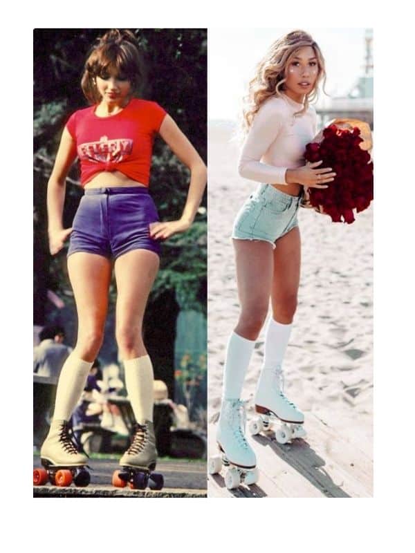 70s roller girl outfit