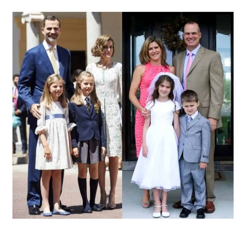 what to wear to First Communion as parents and father