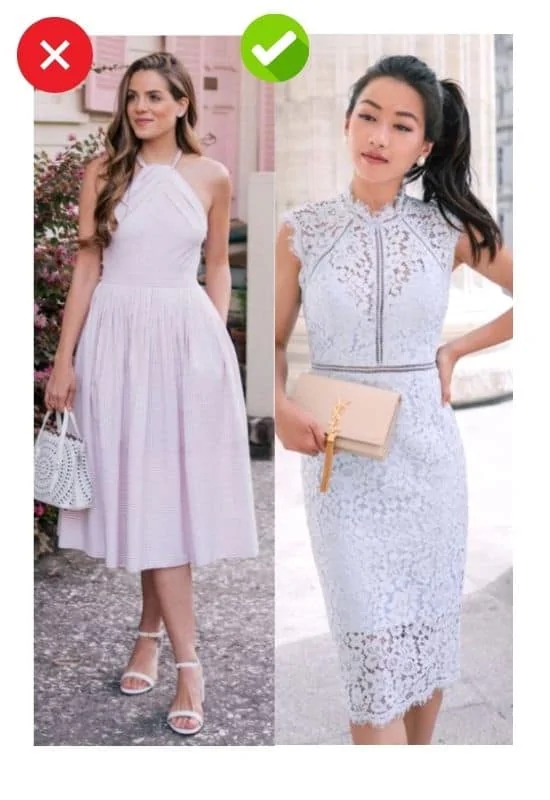 Pay attention to the texture for a rainy day wedding