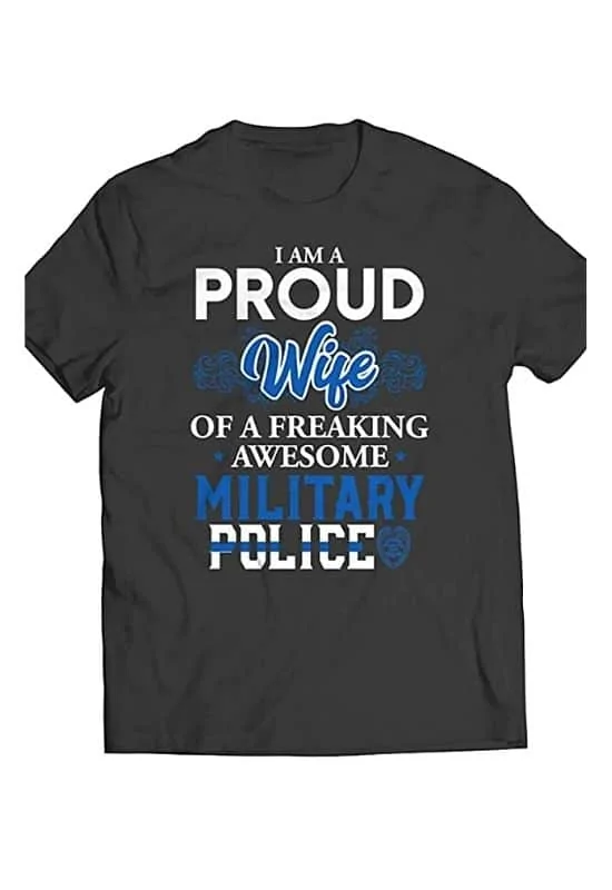 Police support T-shirts for academy graduation