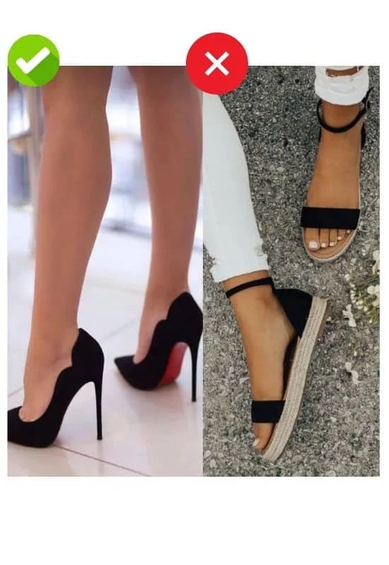 What shoes to wear at the divorce party