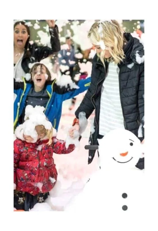 What to wear to a foam party in winter