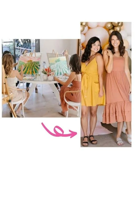 What to wear to aesthetic sip and paint art party